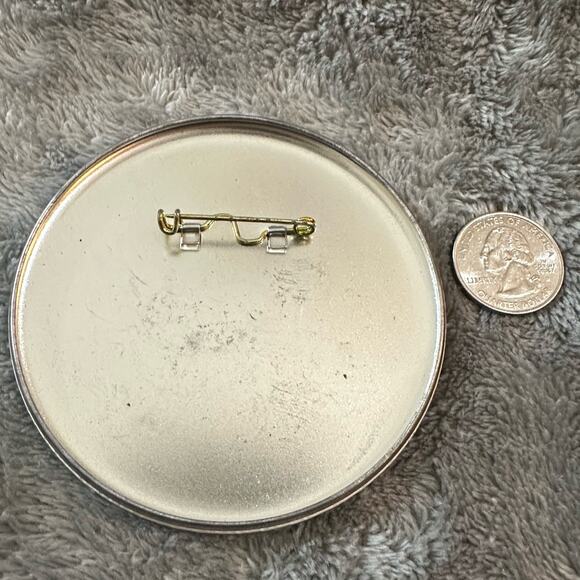 Vintage 60s 70’s 80’s MLB Atlanta Braves Baseball Souvenir Pin Back Button - Picture 3 of 3